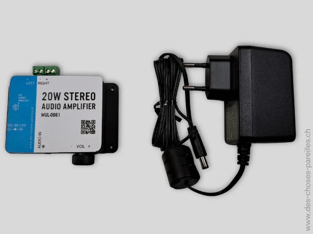 Ampli audio stéréo 20W avec alimentation.webp