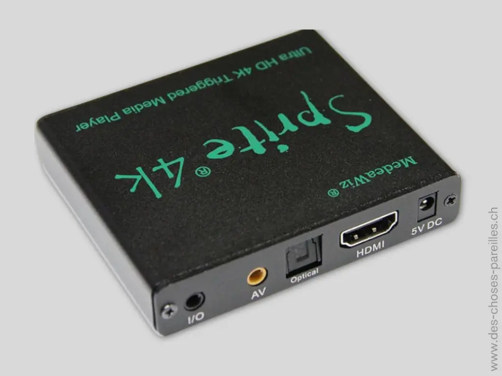 Lecteur multimédia 4K Sprite vu de derrière.webp