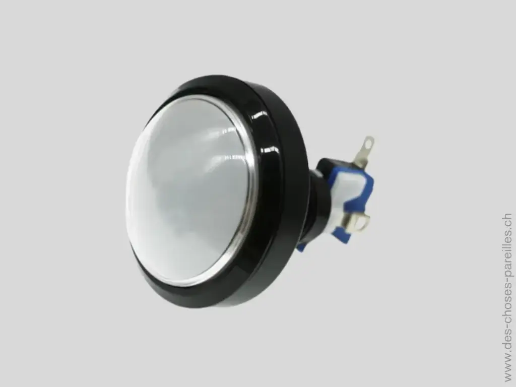 Bouton poussoir 60mm bombé