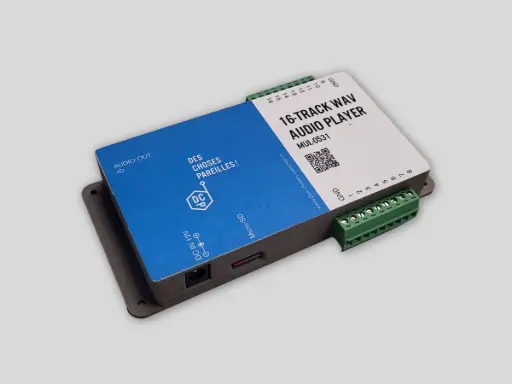 [MUL-0531] Lecteur Audio WAV, 16 triggers