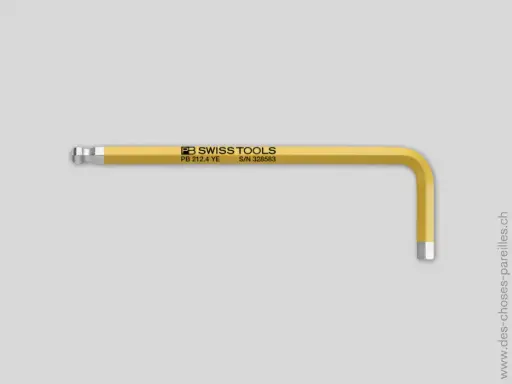 Clé 6 pans à boule PB 212.4 YE – 4 mm