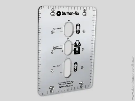 Gabarit pour défonceuse - Button-fix type 1 